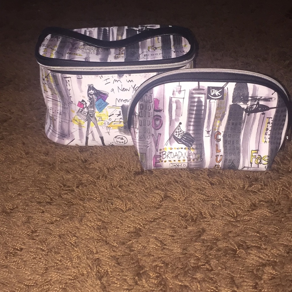 2-piece makeup bag set